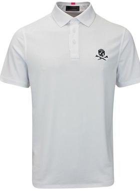 代购GFORE男士高尔夫POLO衫吸湿排汗透气舒适高延展性快干白色