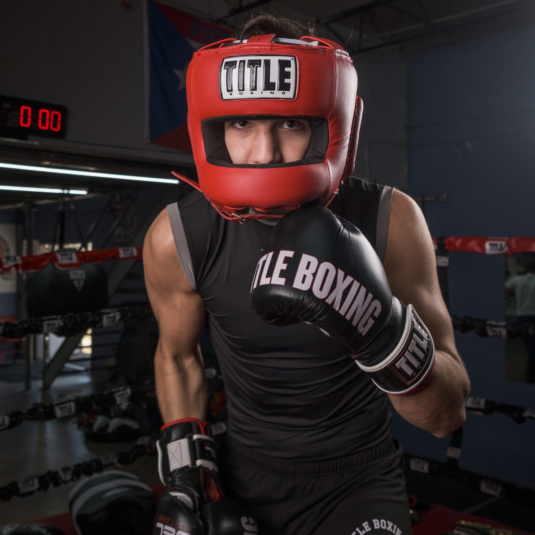 TITLEBoxing格斗拳击头盔