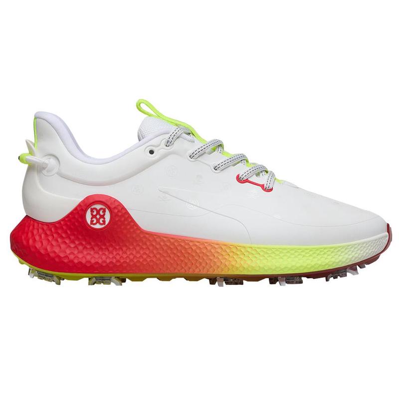 代购GFORE男士高尔夫球鞋防滑透气轻便耐磨白色防水系带软钉底