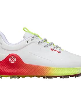 代购GFORE男士高尔夫球鞋防滑透气轻便耐磨白色防水系带软钉底