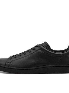 代购Patrick男士运动板鞋防水透湿防泼水耐磨黑色皮革材质