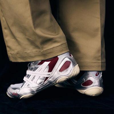 代购Asics HYPERSYNC亚瑟士男女运动休闲鞋复古低帮薄底鞋银色