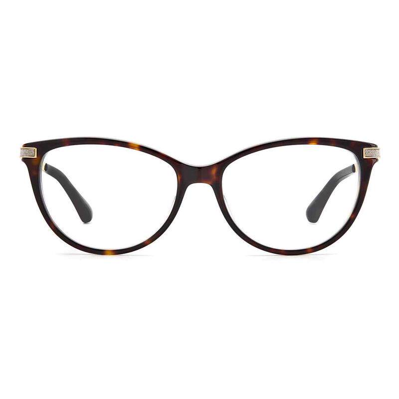 代购Jimmy Choo女士眼镜框猫眼形色全框塑料日常佩戴通勤