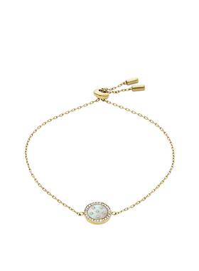 代购Fossil化石女手链金色饰品镶钻首饰日常搭配礼赠