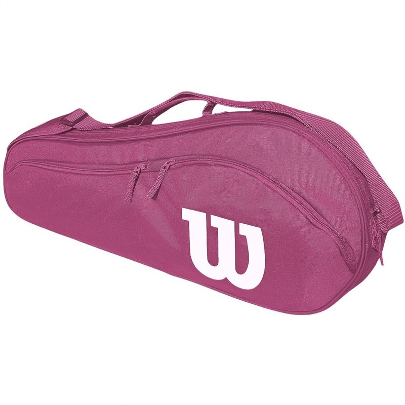 WILSON Advantage 2.5威尔胜网球包单肩包时尚球拍包粉色放2个拍