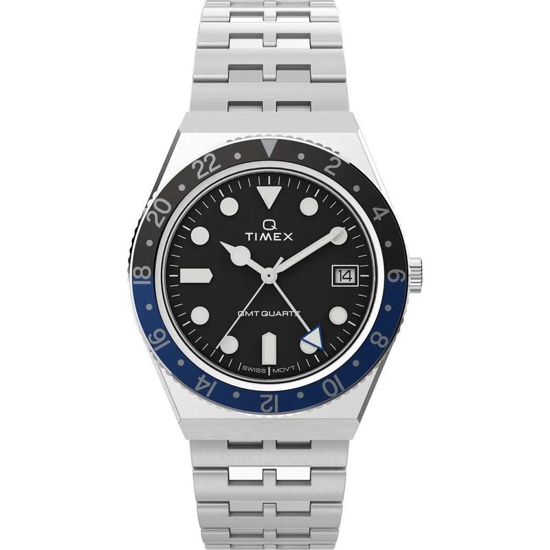 Timex/天美时Quartz Analog Watch银色中性腕表经典设计