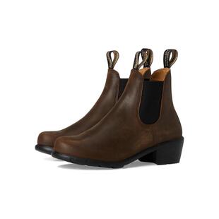 代购Blundstone女士切尔西靴防水皮革透气内里可拆卸泡沫鞋垫