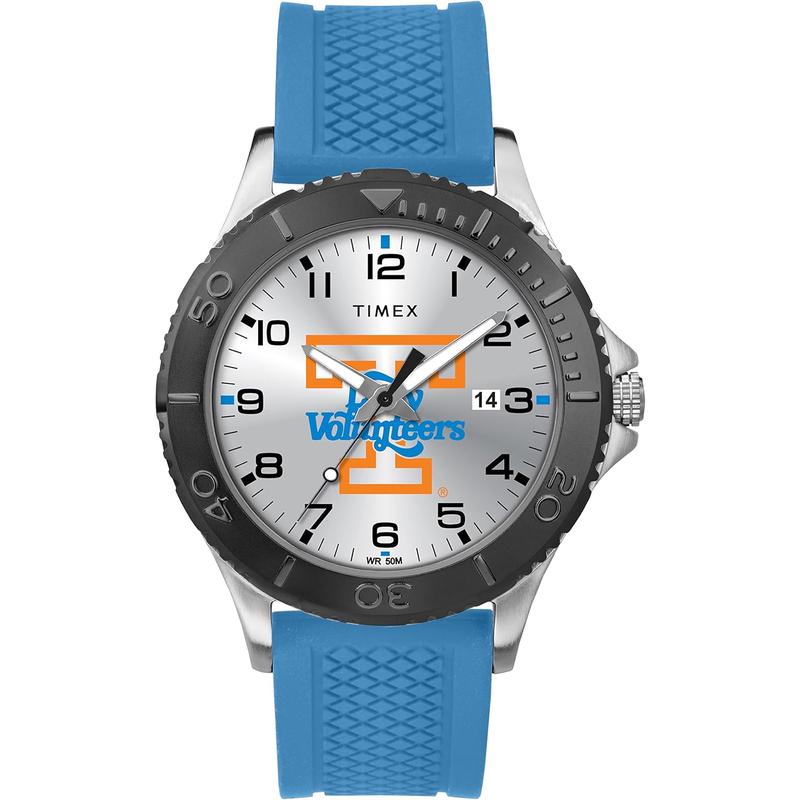 Timex/天美时男士运动腕表mm蓝硅胶表带经典设计简约时尚