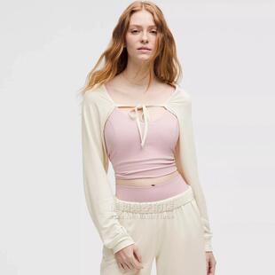 代购lululemon BeCalm Shrug 25年新款女士长袖披肩瑜伽健身上衣