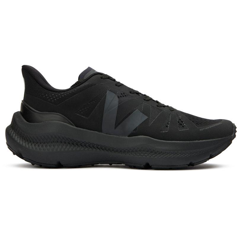 代购VEJA男士跑步鞋透气缓震防滑环保设计黑色网面材质橡胶鞋底