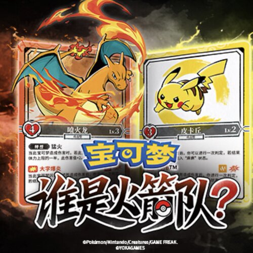【正版】游卡桌游宝可梦谁是火箭队大师版特典P卡 黑芯卡牌金属币