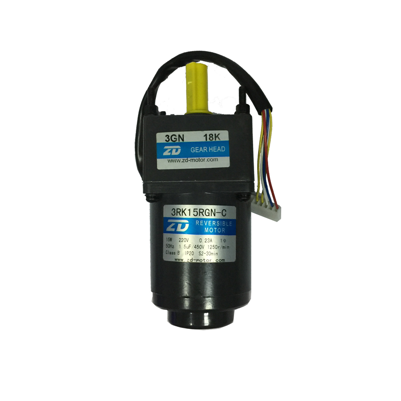 中大电机15W 110V 220V调速阻尼电机3RK15RGN-A/C减速比3-750可选