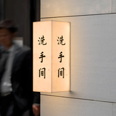 通体发光灯箱定制亚克力双层led门牌三面带灯提示展示牌标识挂牌