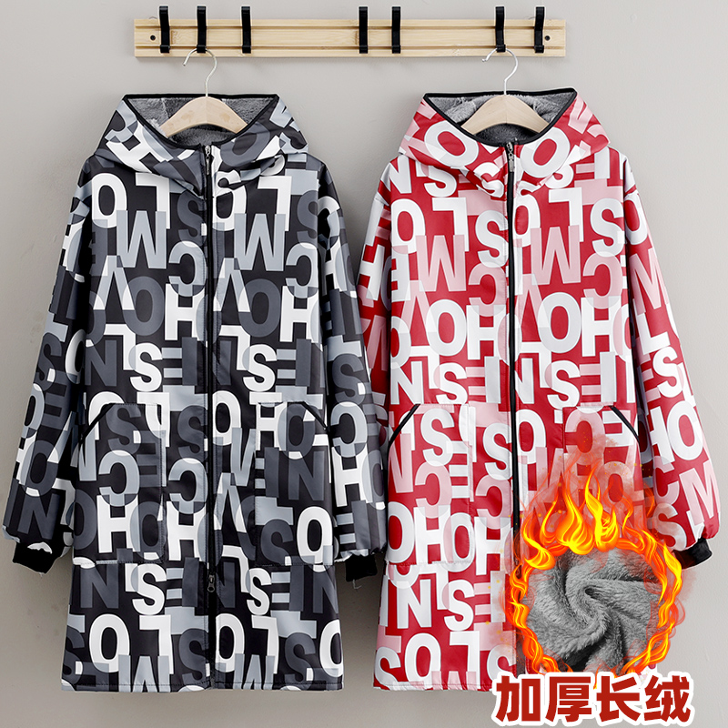 生活匠防水防油加绒罩衣