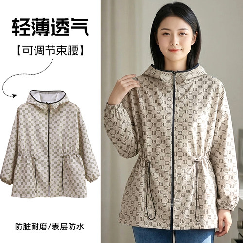 厨房家用长袖罩衣围裙工作服春夏款防污耐脏多口袋长袖罩衣
