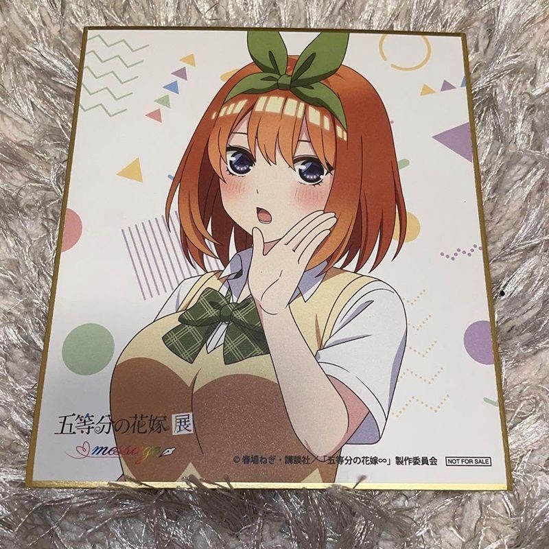 中野四叶五等分的新娘色纸绿色发带校园风周边全新现货收藏特典