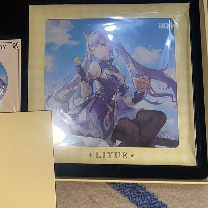 刻晴原神玉衡星璃月七星黑丝双马尾雷系色纸现货限定特典周边收藏