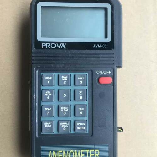 可维修PROVA 泰仕AVM-05风速计，剪线的，装电开机如图3，议价