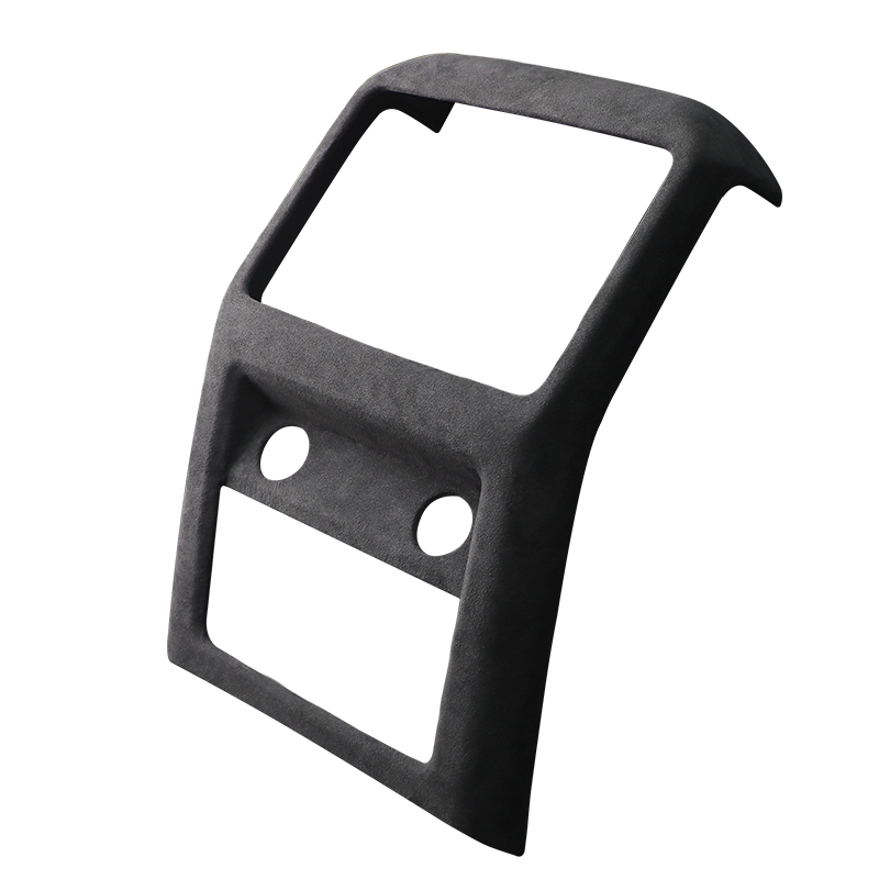 Alcantara18-24款保时捷卡宴后排空调出风口保护贴翻毛皮面板盖壳