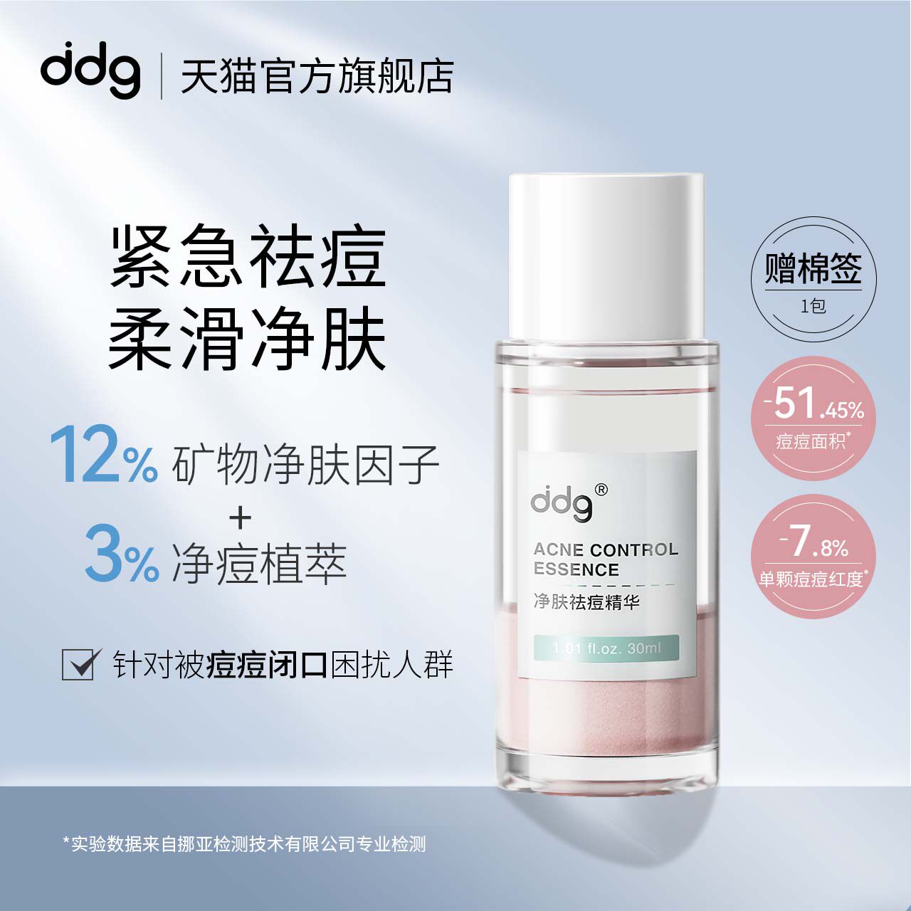 ddg123小粉瓶祛痘点痘精华去白头闭口粉刺净肤熬夜痘痘肌油痘肌女使用感如何?