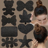 粘头发 头发贴后脑勺碎发神器刘海贴大人魔法发贴头饰 魔术贴新款