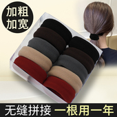加粗头绳2025新款 高端扎头发发圈女橡皮筋高弹力耐用宽头饰头发绳