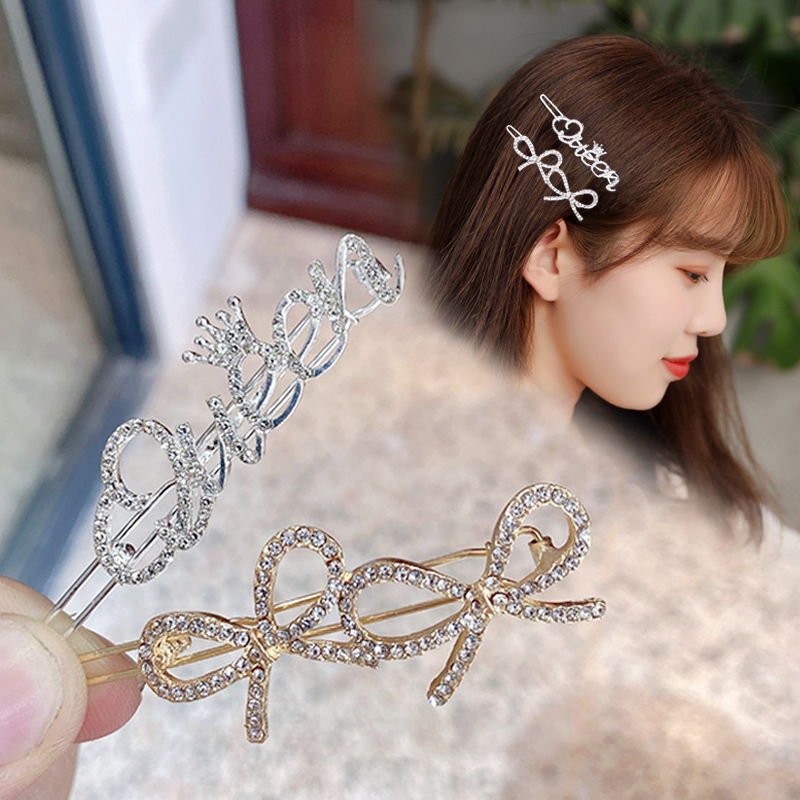 侧边网红新款日系一字夹子头饰