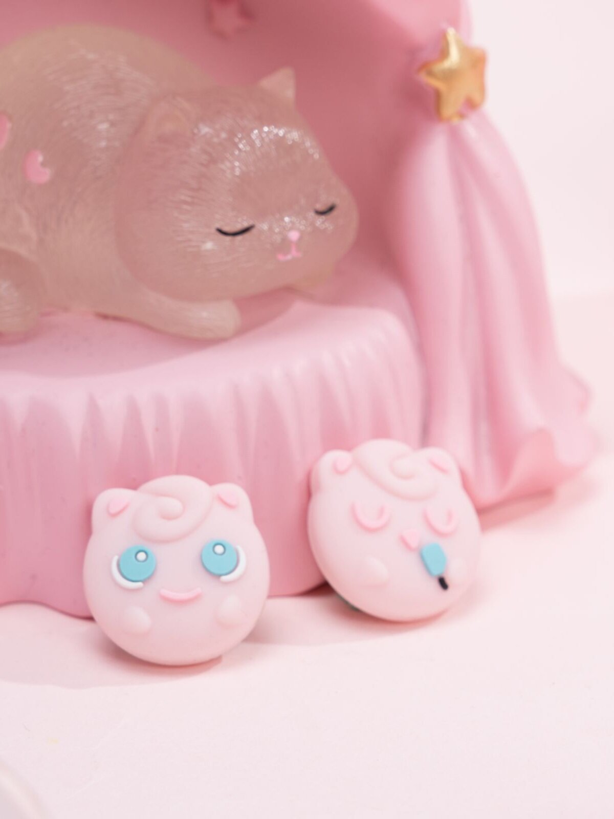 닌텐도 스위치 로커 캡 OLED 게임 콘솔 키 캡 로커 커버 NS  통통한 작은 가수