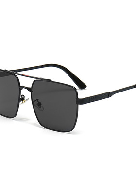 潮流太阳镜男款司机开车驾驶眼镜钓鱼金属双梁墨镜女士sunglasses