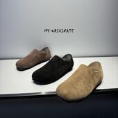 男鞋 男士 2025新款 一脚蹬懒人穆勒鞋 商务百搭 勃肯鞋 乐福鞋 全包男款