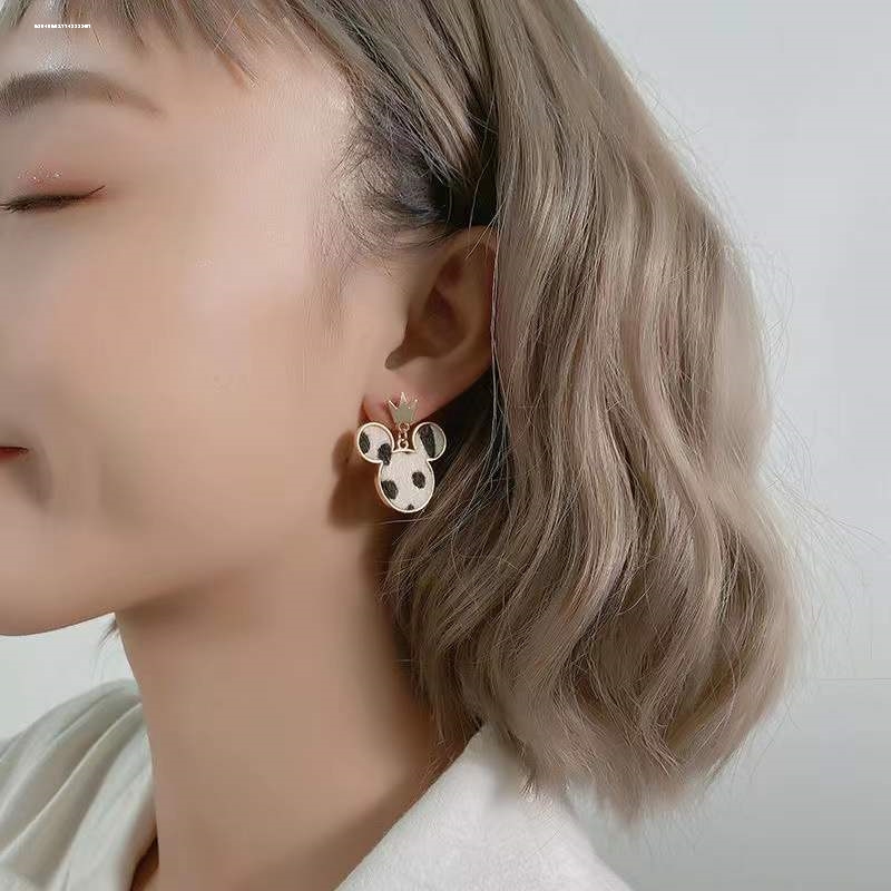 皇冠耳钉女气质银针2022年新款潮耳饰小众设计感高级耳环