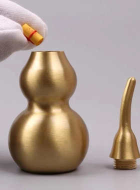 铜葫芦摆件胡芦家居客厅玄关装饰铜工艺品礼品