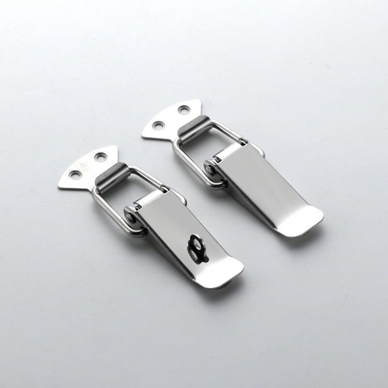 304不锈钢锁扣工具箱扣铁皮搭扣带锁扣子鸭嘴扣木箱铁皮箱扣卡扣