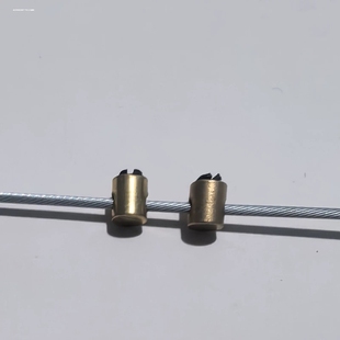 摩托车油门线改装卡扣 应急修理头子 约5.8*5*8MM铜头铁螺丝