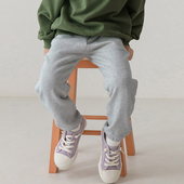 新款 儿童纯色休闲裤 男女宝宝爆款 cutebunny2024春装 纯棉运动裤 子