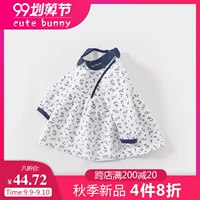 Cutebunny2019 bé gái mùa thu mới bé gái váy trẻ sơ sinh công chúa cotton - Váy đầm công chúa cho bé 1 tuoi