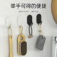 不锈钢挂强力承重粘胶免打孔浴室厨房宿舍墙上门后粘钩挂衣架钩子