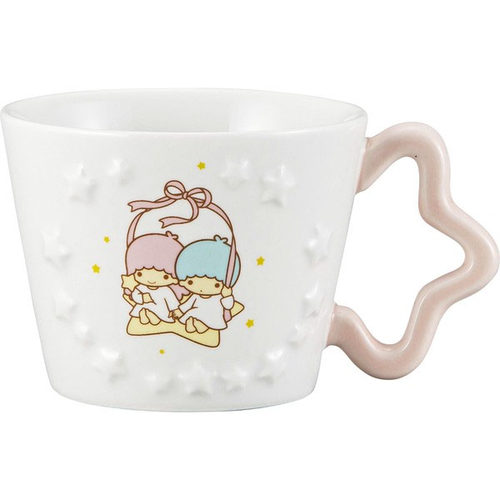 日本代购三丽鸥双子星限定可爱陶瓷马克杯牛奶杯咖啡杯单手柄水杯