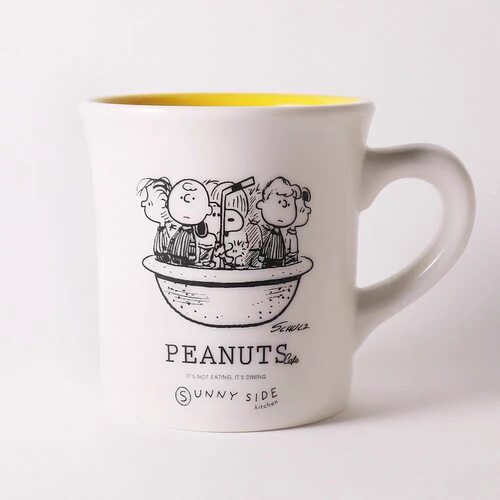 日本代购现货日本购史努比查理复古卡通陶瓷马克杯280ml