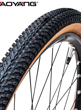 朝阳登山自行车轮胎26/27.5/29黄边胎防刺外胎GRAVEL公路胎700x40