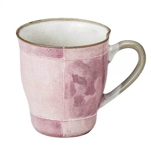 日本制美浓烧马克杯约280ml日式餐具咖啡杯 手工制造生日礼物