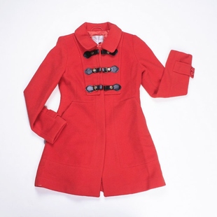 mini circle 瑟可 秋冬 专柜 女装 3680A 修身外套 皮子有瑕疵