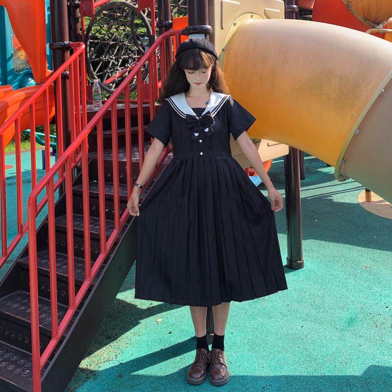 桔梗法式复古超仙女森系甜美过膝很仙法国小众学院风JK连衣裙子|ruв категории Женская одежда, костюм/студенты школьную форму/обмундирования, студенты школьную форму - от Buy2taobao.com для оказания профессиональной услуги покупки агента Taobao