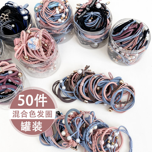 头绳2025年新款韩国简约发饰扎头发橡皮筋发绳森女系马尾发圈头饰