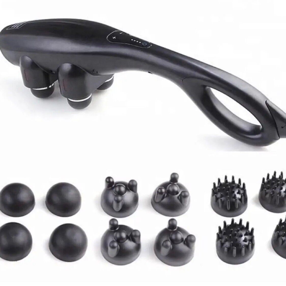 直销四头大力王按摩器按摩锤颈部腰部腿部全身电动按摩棒