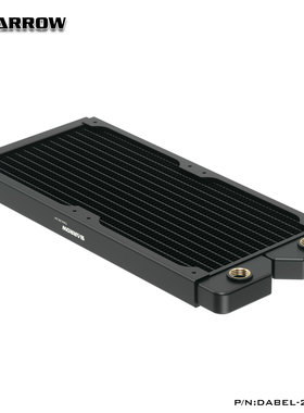 Barrow  高密度单波紫铜水冷排 20MM DIY电脑散热器  Dabel-20b