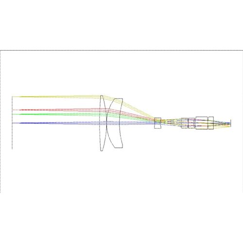 双远心工业镜头设计，远心，双远心，zemax光学镜头设计