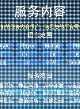 Python程序Matlab代做图像处理通信彷真神经网络深度机器学习算法