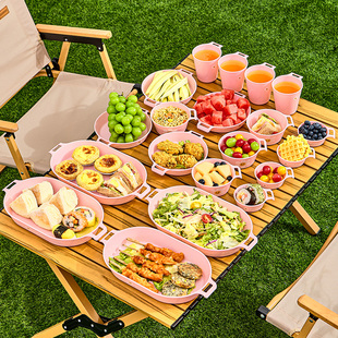 旅行碗盘 露营野炊高颜值必备用品外出便携式 户外餐具套装 2026新款