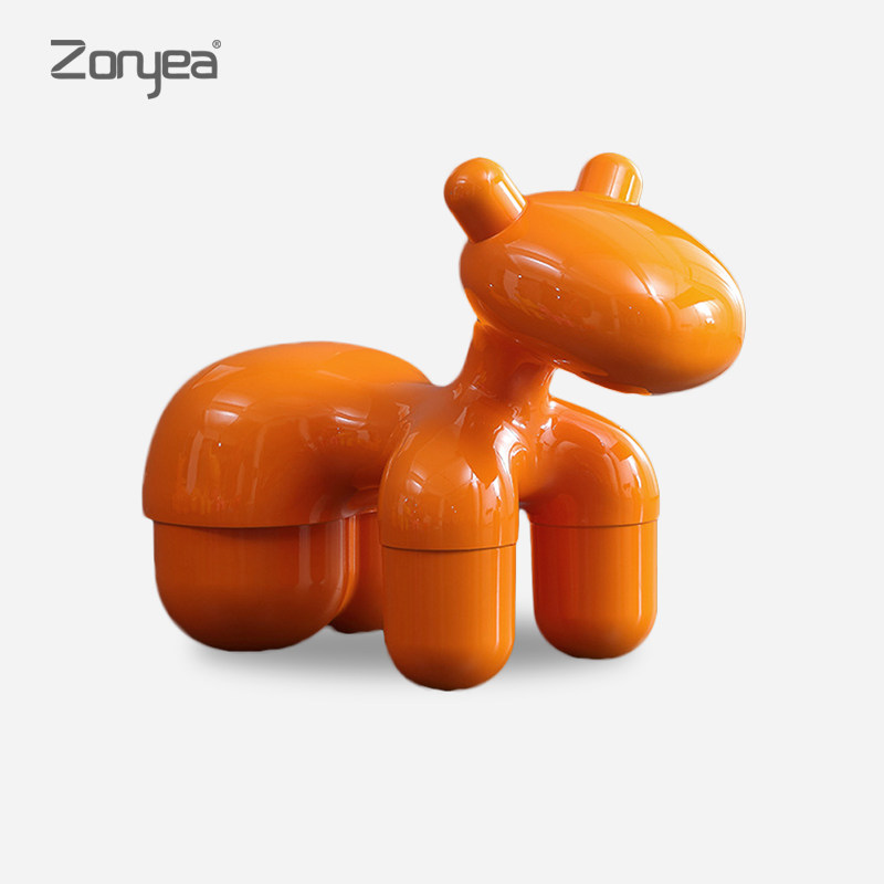 烤漆创意动物凳子网红小马椅简约